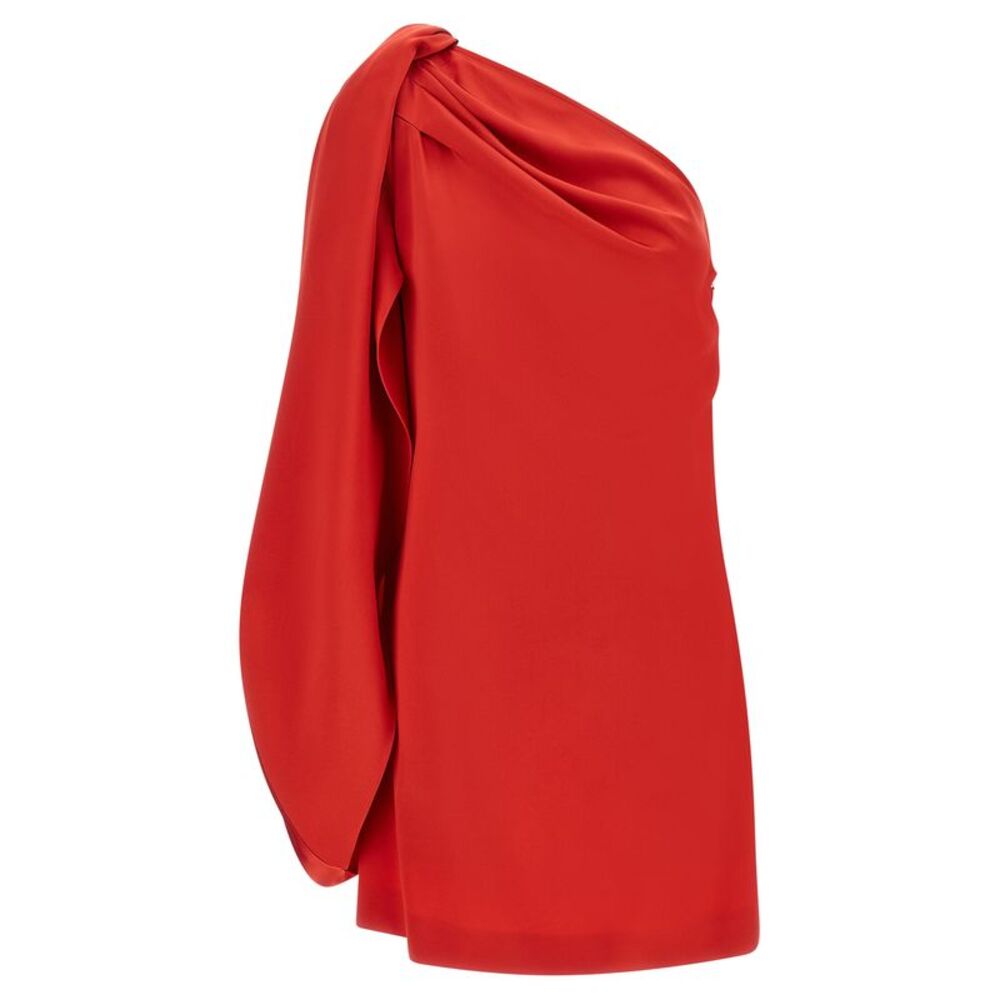 Stella McCartney Red Acetate Short Women's Dress
